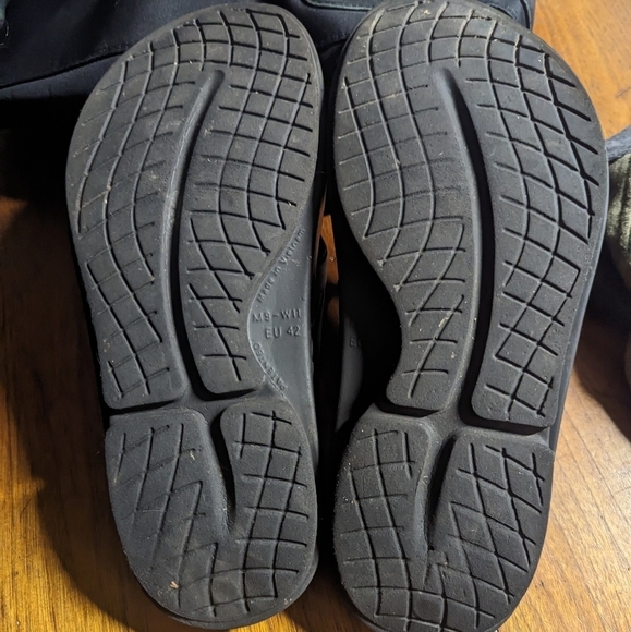 OOFOS Unisex Recovery Black Thong Slide Sandals Flip Flop - Picture 7 of 7